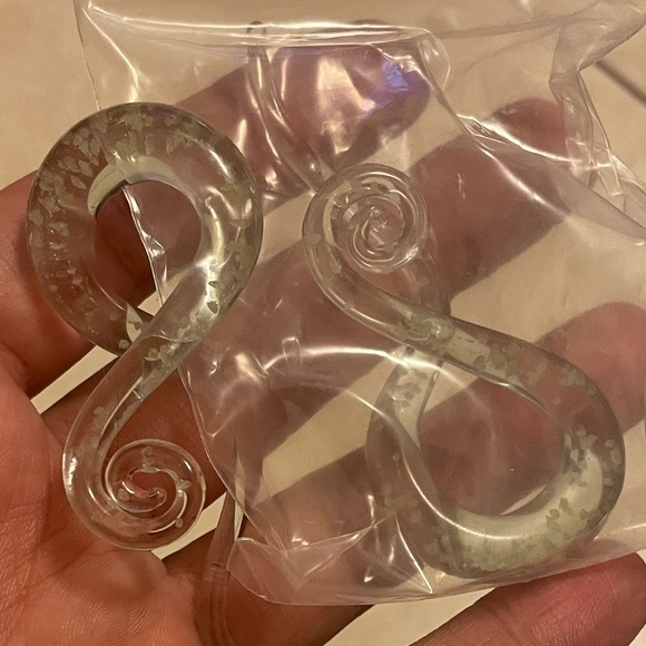 00g 10mm Gauge Sets Earrings New In Bags, No Tags - Picture 2 of 8